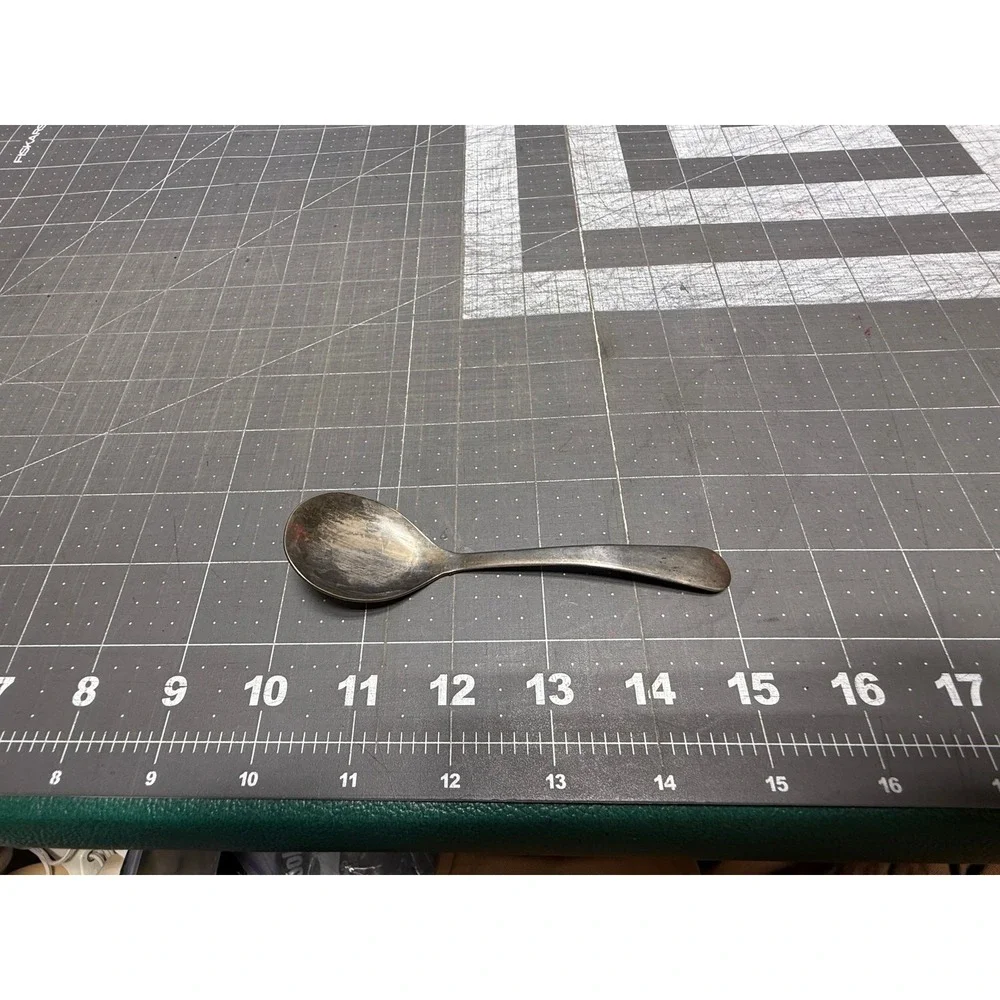 Sheffield England Silver‎ Plated Slotted Serving Spoon 1.5